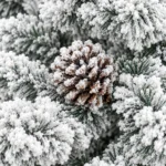 4 ft Flocked Artificial Christmas Tree, 366 Tips