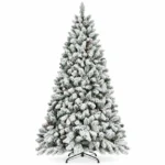 5 ft Flocked Artificial Christmas Tree, 600 Tips