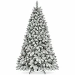 7 ft Flocked Artificial Christmas Tree, 1124 Tips