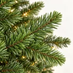 5 ft Prelit Artificial Christmas Tree with 350 Lights, Lush Green PE/PVC Foliage, 1,129 Tips, Hinged Branches and Metal Stand