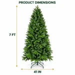 7 ft Artificial Christmas Tree, 1375 Tips