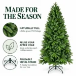 7 ft Artificial Christmas Tree, 1375 Tips