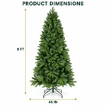 8 ft Artificial Christmas Tree, 1847 Tips