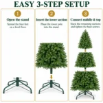 9 ft Artificial Christmas Tree, 2435 Tips