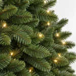 6 ft Artificial Christmas Tree, 850 Tips, 300 Warm White Lights