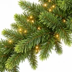 7 ft Artificial Christmas Tree, 1180 Tips, 400 Warm White Lights