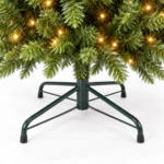 7 ft Artificial Christmas Tree, 1180 Tips, 400 Warm White Lights