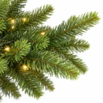 8 ft Artificial Christmas Tree, 1612 Tips, 500 Warm White Lights