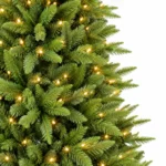 8 ft Artificial Christmas Tree, 1612 Tips, 500 Warm White Lights