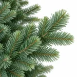 5 ft Unlit Artificial Christmas Tree, Full Blue Green PE/PVC Foliage, 854 Tips, Hinged Branches and Metal Stand for Holiday Decorating