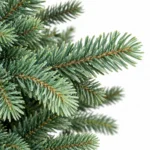 7.5 ft Unlit Artificial Christmas Tree, Full Blue Green PE/PVC Foliage, 2,148 Tips, Hinged Branches and Metal Stand for Holiday Decor