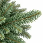 9 ft Unlit Artificial Christmas Tree, Full Blue Green PE/PVC Foliage, 3,268 Tips, Hinged Branches and Metal Stand for Foyer Holiday Decor