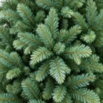 9 ft Unlit Artificial Christmas Tree, Full Blue Green PE/PVC Foliage, 3,268 Tips, Hinged Branches and Metal Stand for Foyer Holiday Decor