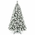 4 ft Flocked Artificial Christmas Tree, 350 Tips