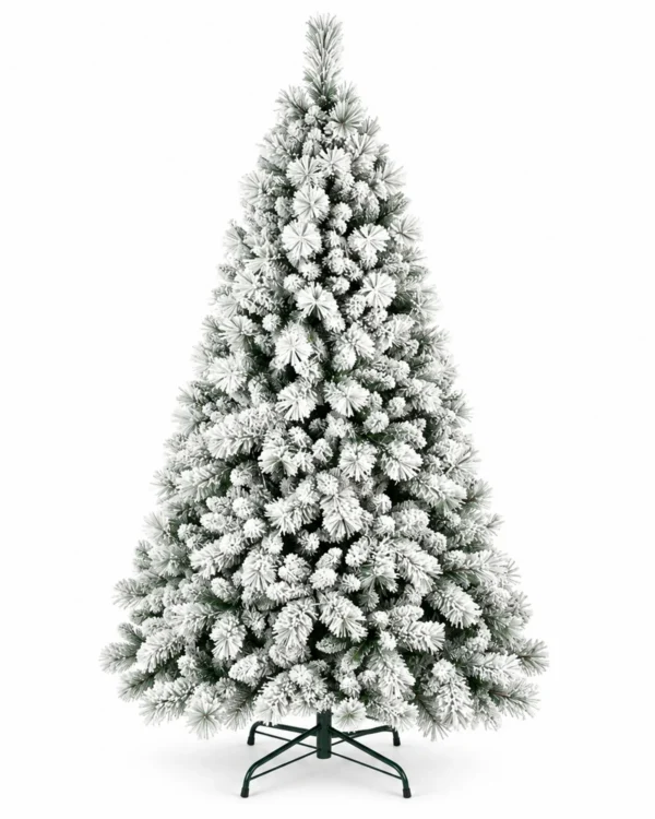 4 ft Flocked Artificial Christmas Tree, 350 Tips