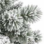 4 ft Flocked Artificial Christmas Tree, 350 Tips