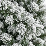 5 ft Flocked Artificial Christmas Tree, 518 Tips