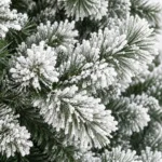 6 ft Flocked Artificial Christmas Tree, 752 Tips