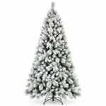 7 ft Flocked Artificial Christmas Tree, 1060 Tips