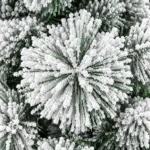 7 ft Flocked Artificial Christmas Tree, 1060 Tips