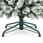 7 ft Flocked Artificial Christmas Tree, 1060 Tips