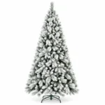 8 ft Flocked Artificial Christmas Tree, 1445 Tips