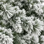 8 ft Flocked Artificial Christmas Tree, 1445 Tips