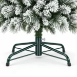 8 ft Flocked Artificial Christmas Tree, 1445 Tips