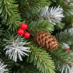 5 ft Artificial Christmas Tree, 1131 Tips