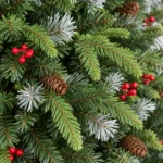 6 ft Artificial Christmas Tree, 1593 Tips