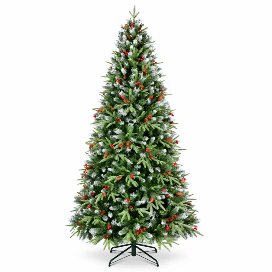 7 ft Artificial Christmas Tree, 2178 Tips