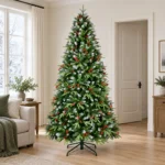 7 ft Artificial Christmas Tree, 2178 Tips