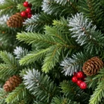 7 ft Artificial Christmas Tree, 2178 Tips