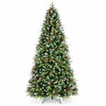 7.5 ft Artificial Christmas Tree, 2514 Tips