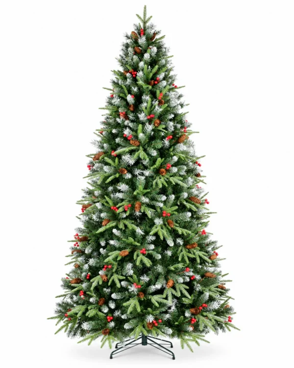 7.5 ft Artificial Christmas Tree, 2514 Tips