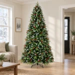 7.5 ft Artificial Christmas Tree, 2514 Tips