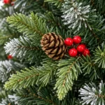 7.5 ft Artificial Christmas Tree, 2514 Tips