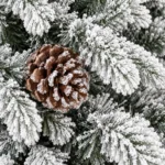 4 ft Flocked Artificial Christmas Tree, 455 Tips