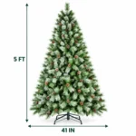5 ft Artificial Christmas Tree, 694 Tips