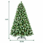 7 ft Artificial Christmas Tree, 1348 Tips