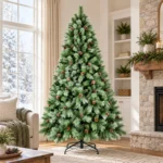 7 ft Artificial Christmas Tree, 1348 Tips
