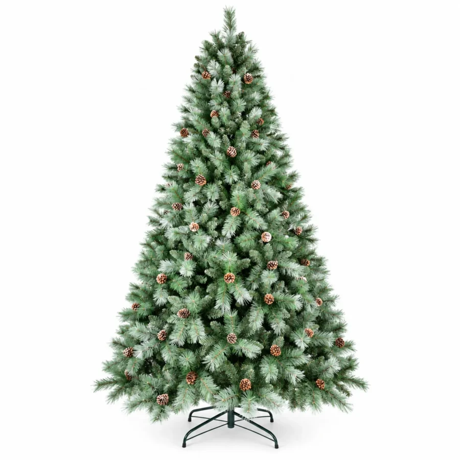 8 ft Artificial Christmas Tree, 1858 Tips