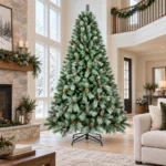 8 ft Artificial Christmas Tree, 1858 Tips